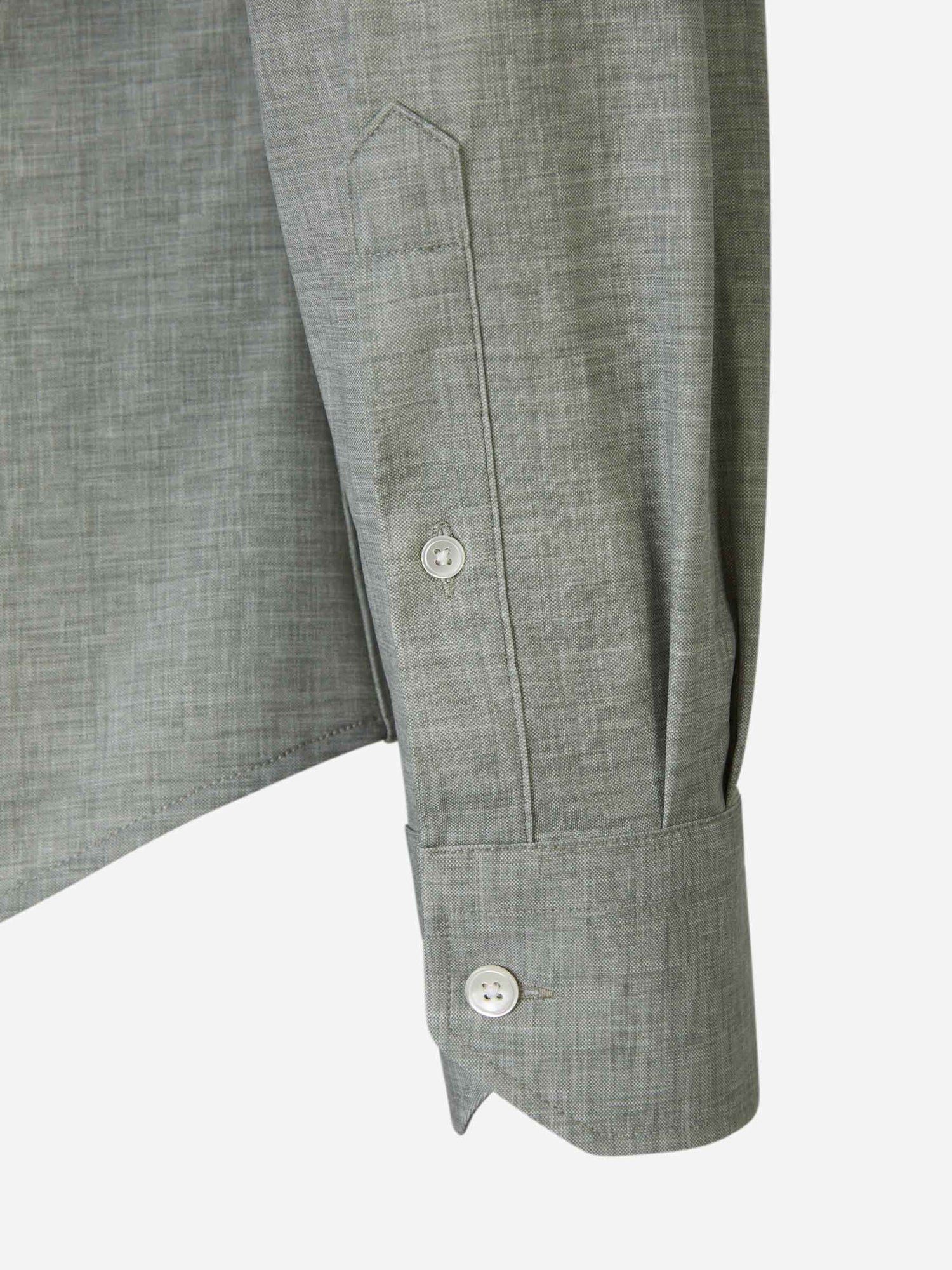 Outlet online Traiano Milano Hombre Camisa Técnica color Verde Menta sku 531-006234 02 - Foto 4