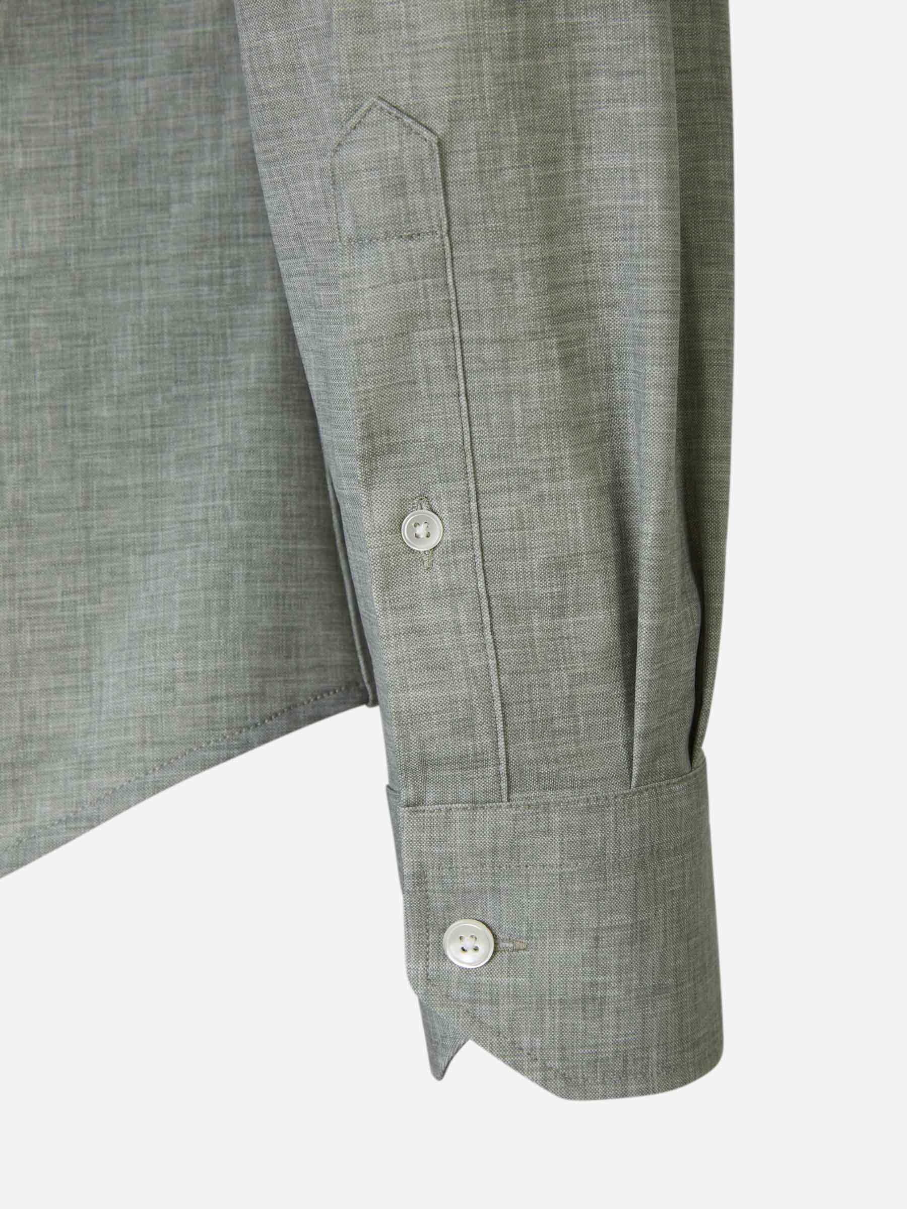 Outlet online Traiano Milano Hombre Camisa Técnica color Verde Menta sku 531-006234 02 - Foto 4