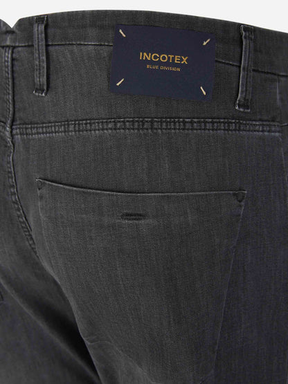 Outlet online Incotex Blue Division Hombre Jeans Slim Fit color Negro sku 522-002633 01 - Foto 4