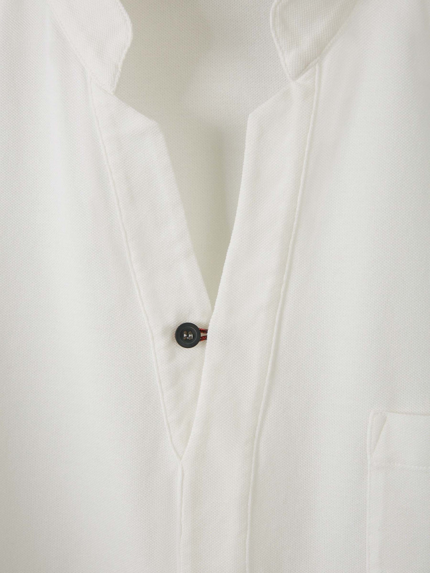 Outlet online Sease Hombre Polo Fish Tail color Blanco sku 552-001496 01 - Foto 3