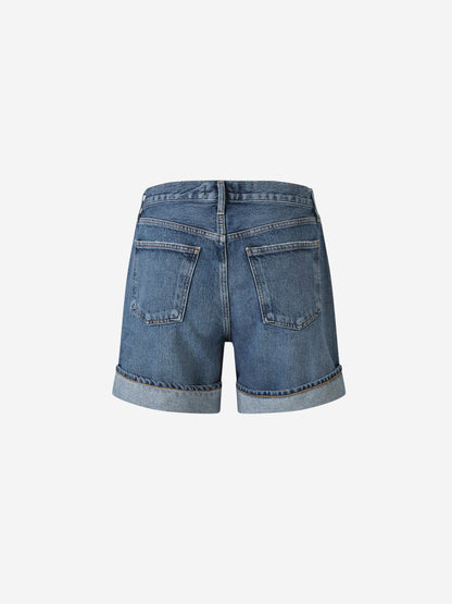Outlet online Agolde Mujer Shorts Dame Denim color Azul Denim Oscuro sku 762-000480 01 - Foto 3