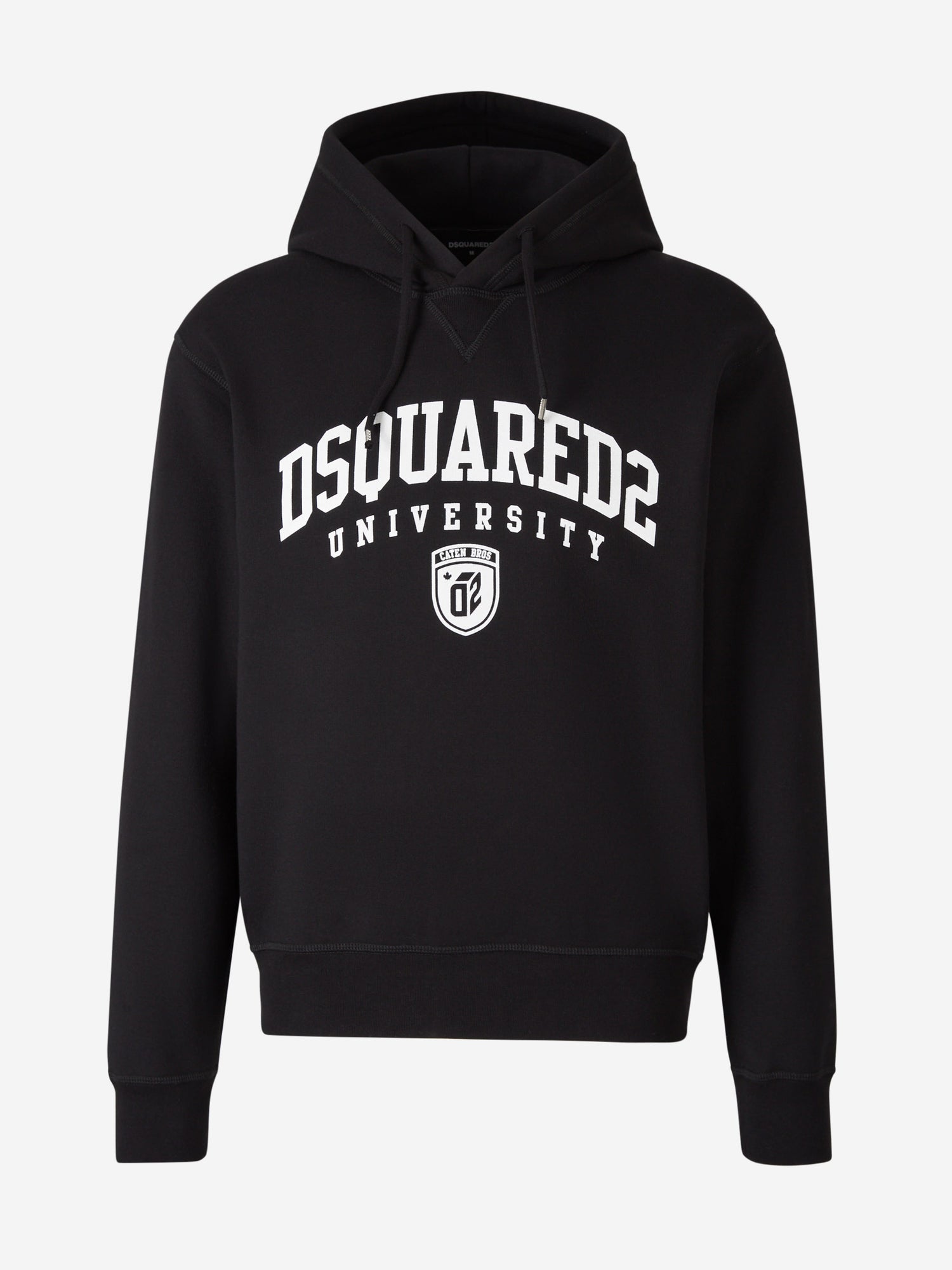 Outlet online Dsquared2 Hombre Sudadera Capucha Logo color Negro sku 545-001447 02 - Foto 1