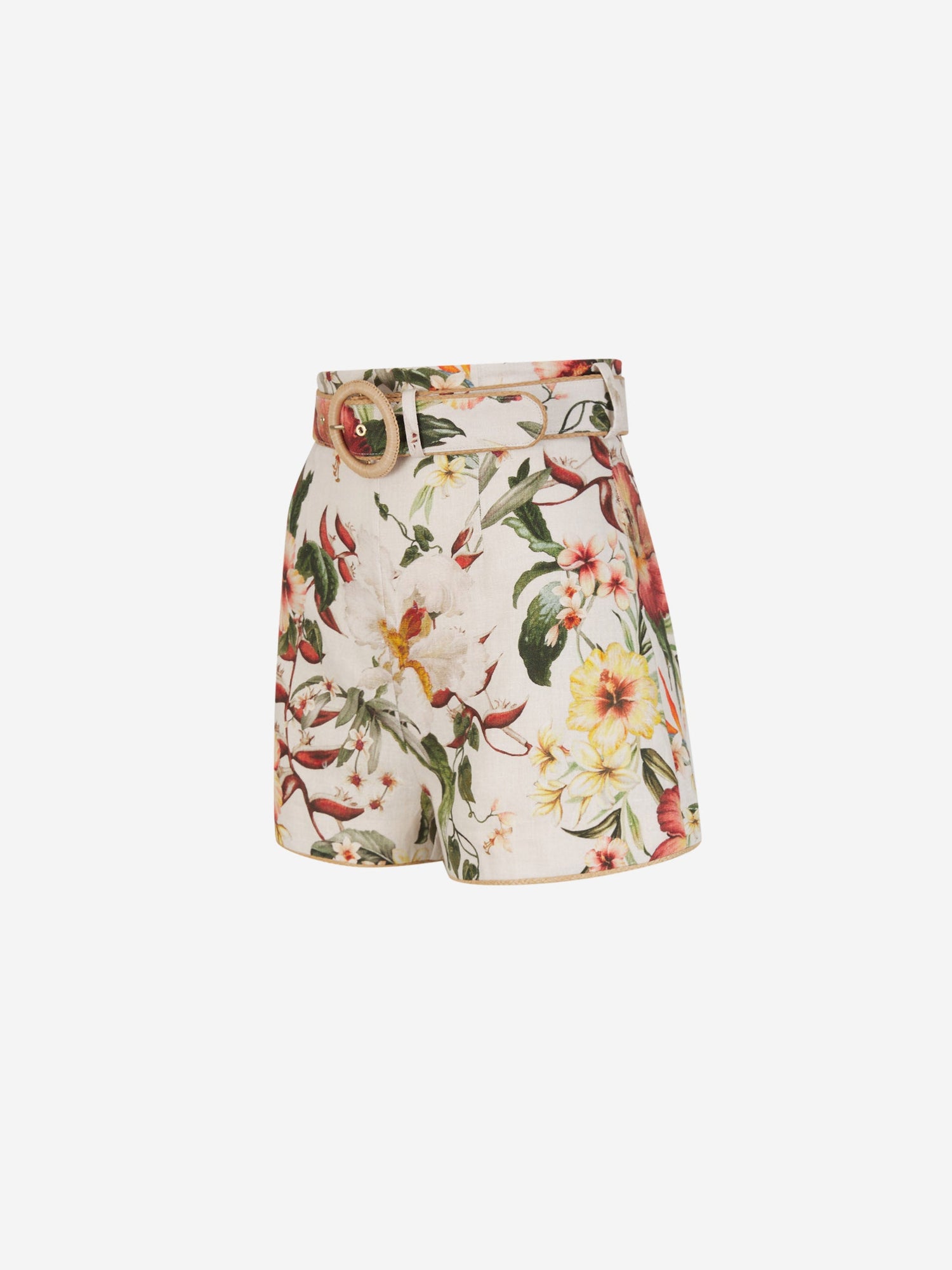 Outlet online Zimmermann Mujer Shorts Lexi Cinturón color Marfil sku 762-000445 01 - Foto 2