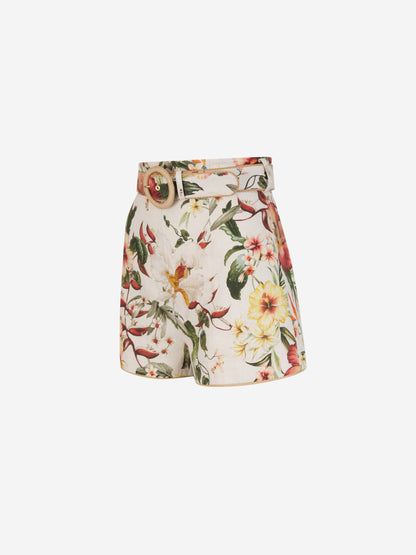 Outlet online Zimmermann Mujer Shorts Lexi Cinturón color Marfil sku 762-000445 01 - Foto 2