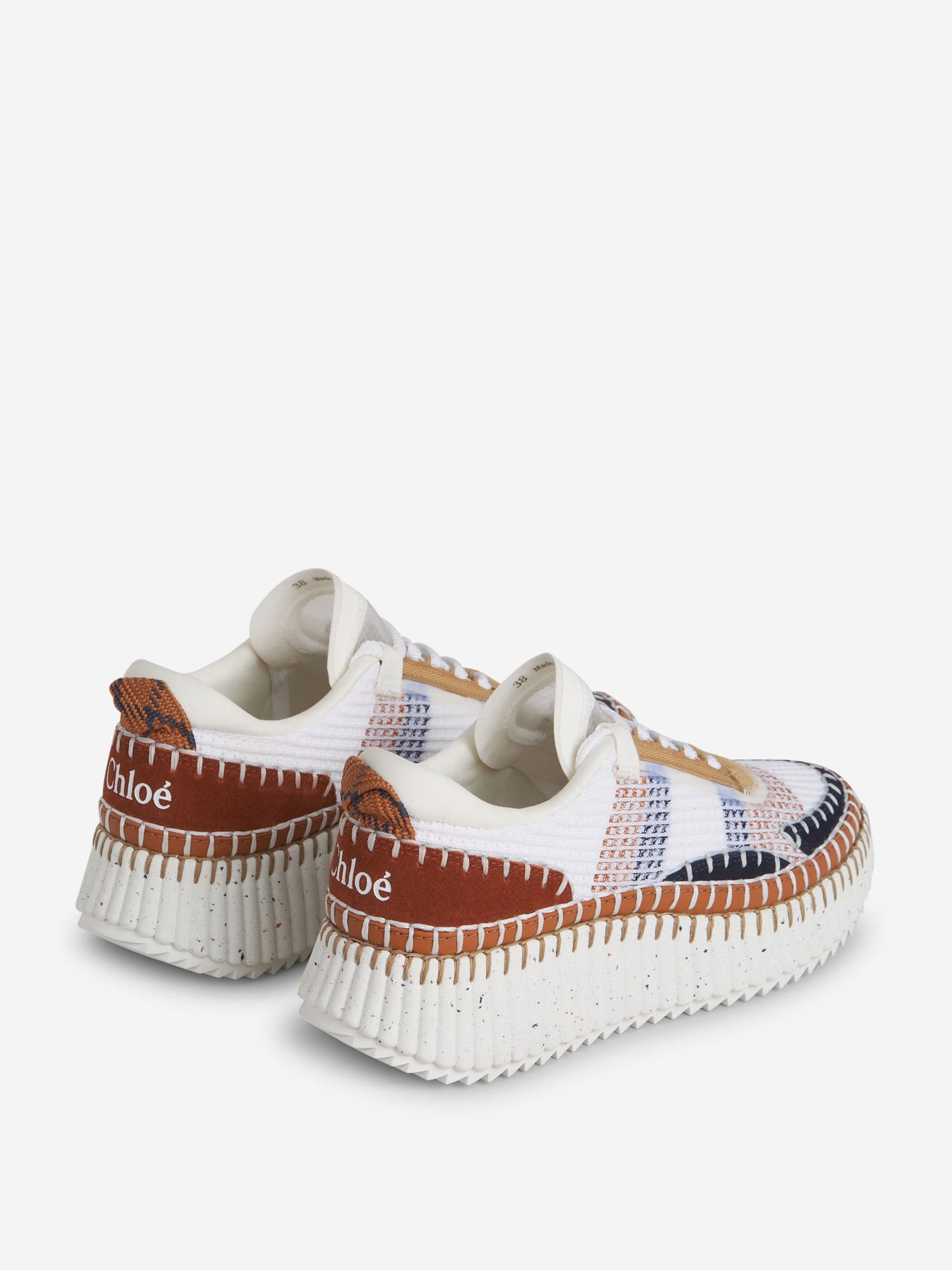 Outlet online Chloé Mujer Sneakers Ecológico Nama color Rosa Empolvado sku 806-000321 04 - Foto 3