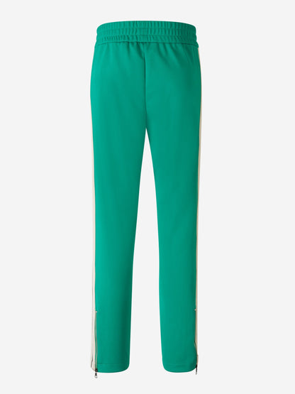 Outlet online Palm Angels Hombre Joggers Franja Contraste color Verde Oscuro sku 521-002998 03 - Foto 3