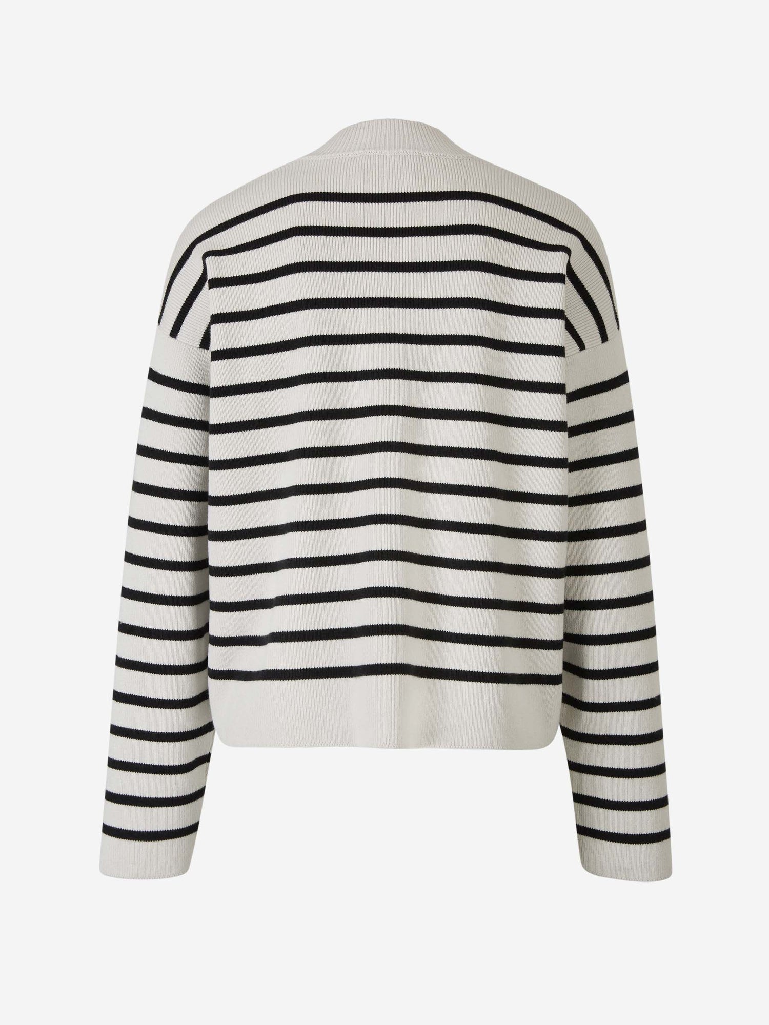 Outlet online Ami Paris Mujer Jersey Motivo Rayas color Gris Claro sku 711-003123 01 - Foto 2