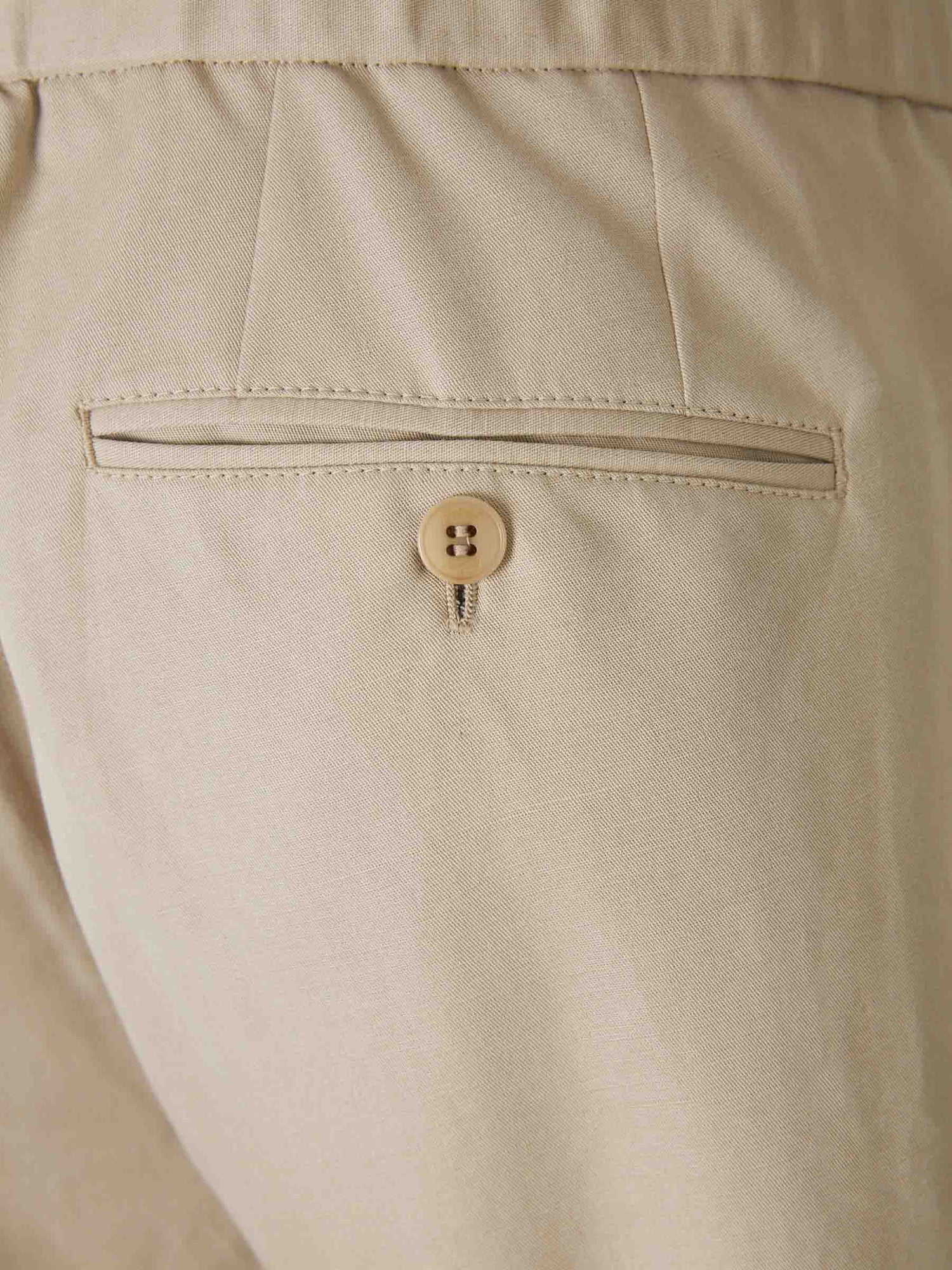 Outlet online Brioni Hombre Pantalones Formales Pinzas color Beis sku 521-002986 01 - Foto 4