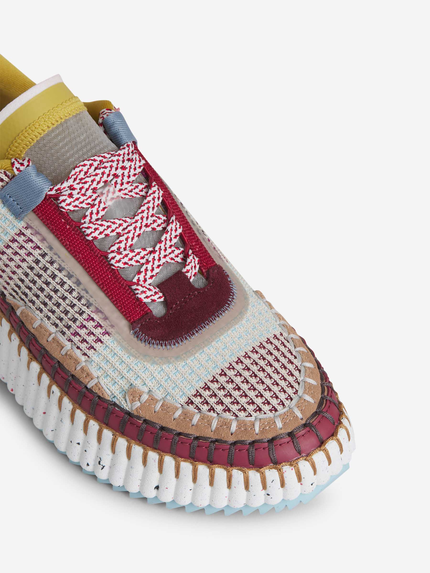 Outlet online Chloé Mujer Sneakers Ecológico Nama color Burdeos sku 806-000321 03 - Foto 10