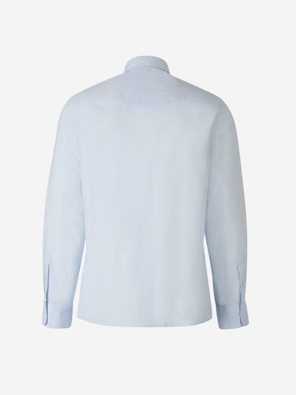 Outlet online Officine Générale Hombre Camisa Lisa Algodón color Azul Cielo sku 531-006261 01 - Foto 2