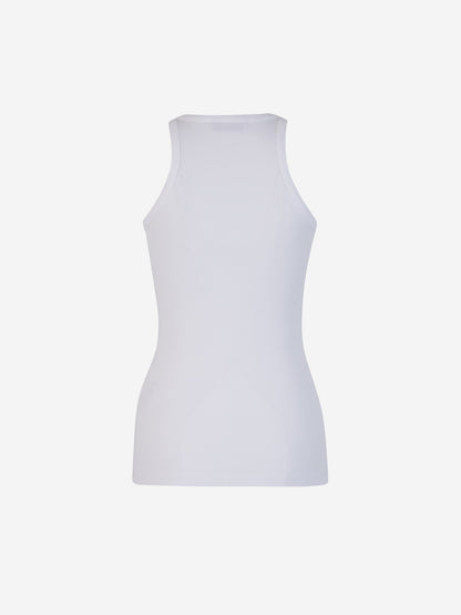 Outlet online The Attico Mujer Top Tirantes Ribetes color Blanco sku 782-001540 01 - Foto 3