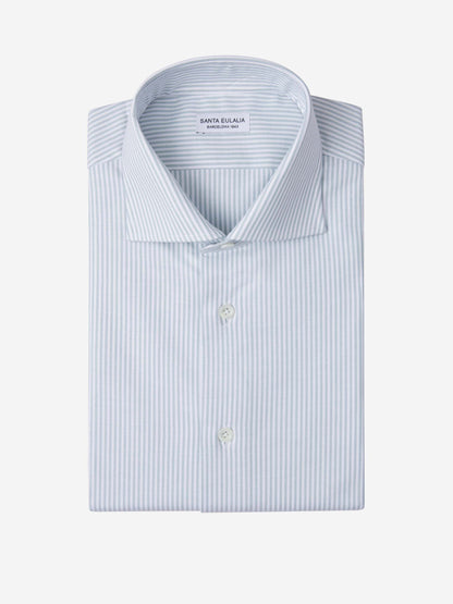 Outlet online Santa Eulalia Hombre Camisa Motivo Rayas color Verde Menta sku 401-003107 01 - Foto 1