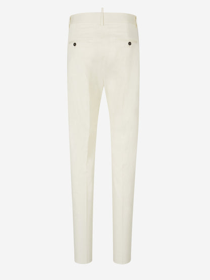Outlet online Dsquared2 Hombre Traje Liso Algodón color Blanco sku 312-002816 01 - Foto 7