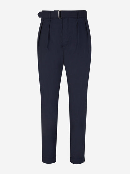Outlet online Officine Générale Hombre Pantalones Pierre Algodón color Azul Marino sku 521-003050 01 - Foto 1