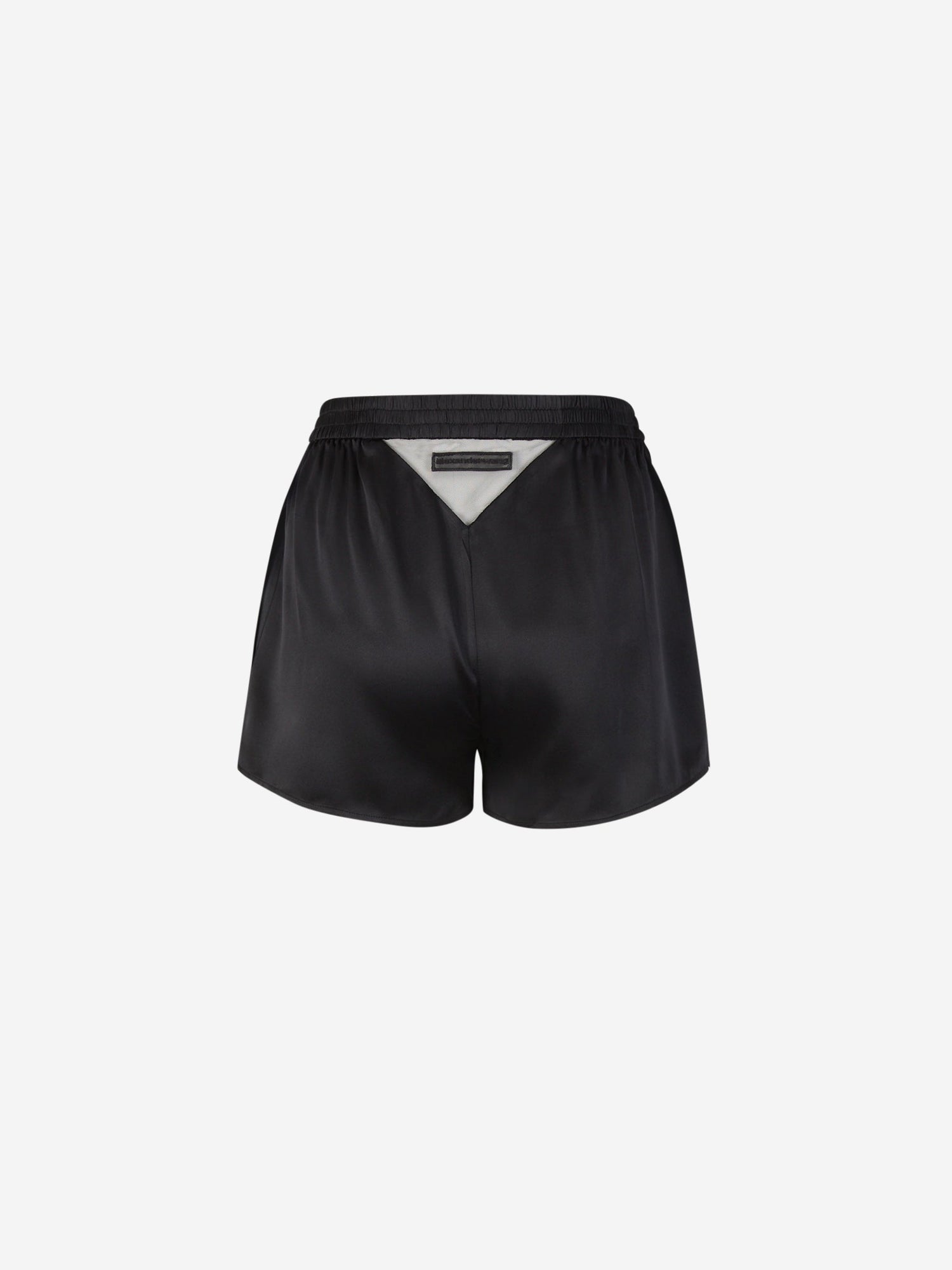 Outlet online Alexander Wang Mujer Bermudas Satinadas Algodón color Negro sku 762-000461 01 - Foto 4