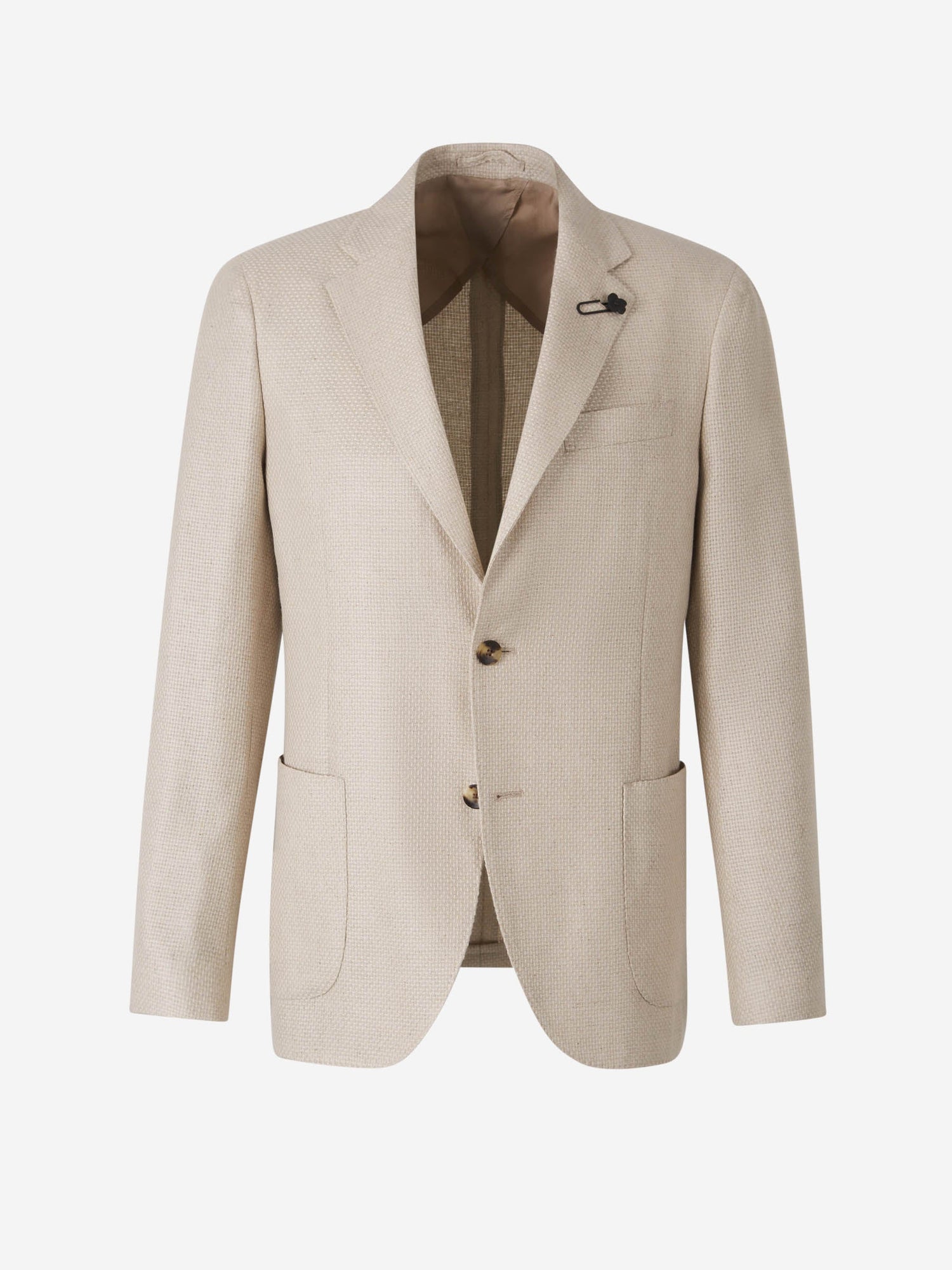 Outlet online Lardini Hombre Americana Texturizada Cachemira color Beige sku 302-003503 01 - Foto 1