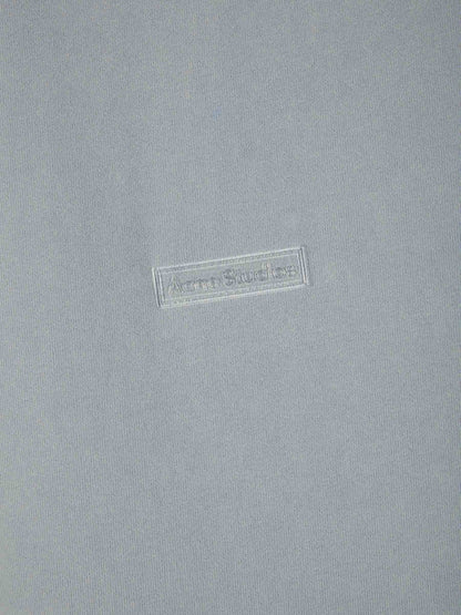 Acne Studios Camiseta Algodón Lisa color Azul Cielo sku 553-003528 02 - Foto 5