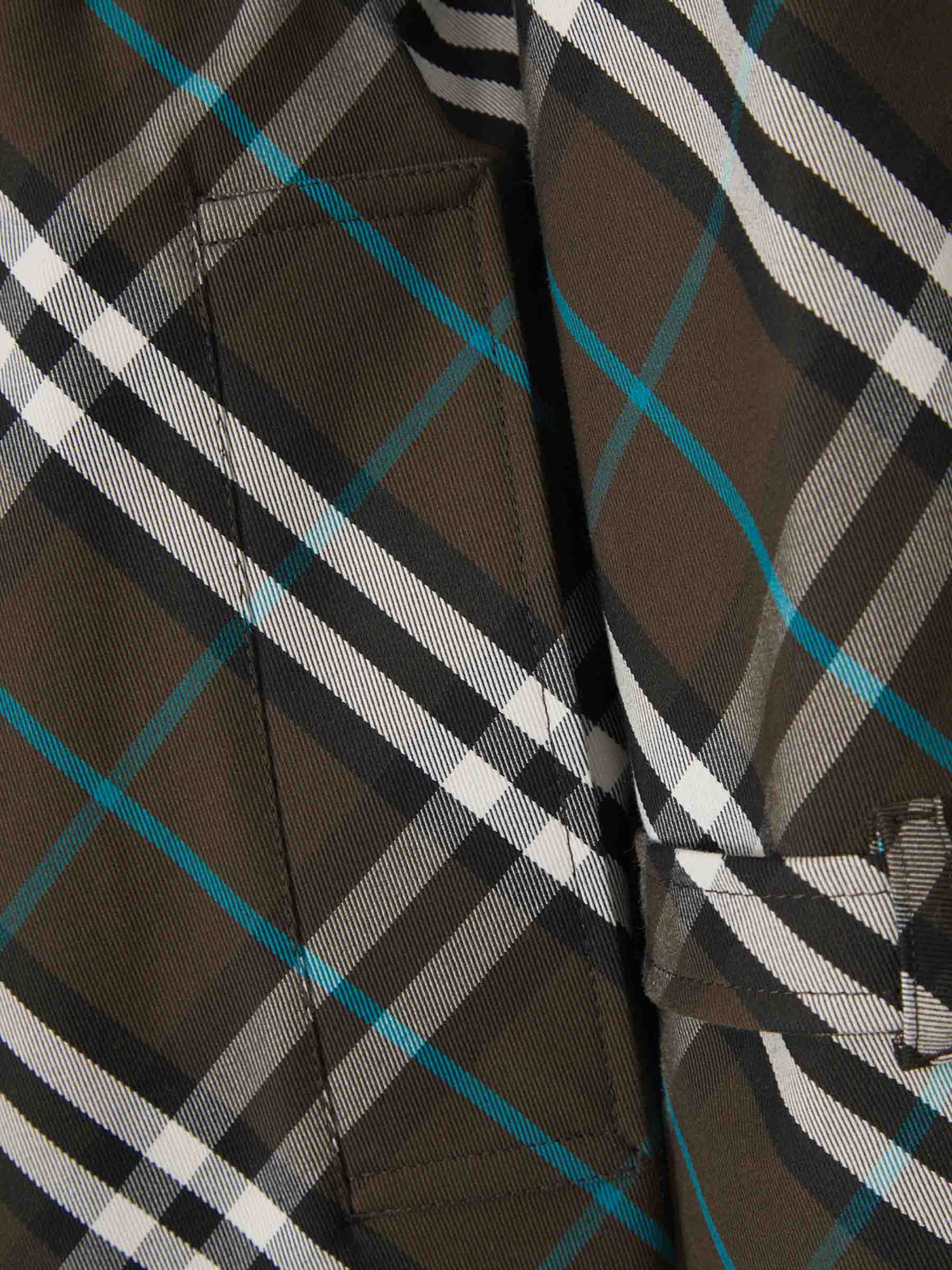 Outlet online Burberry Mujer Gabardina Motivo Cuadros color Verde Militar sku 773-000222 01 - Foto 6