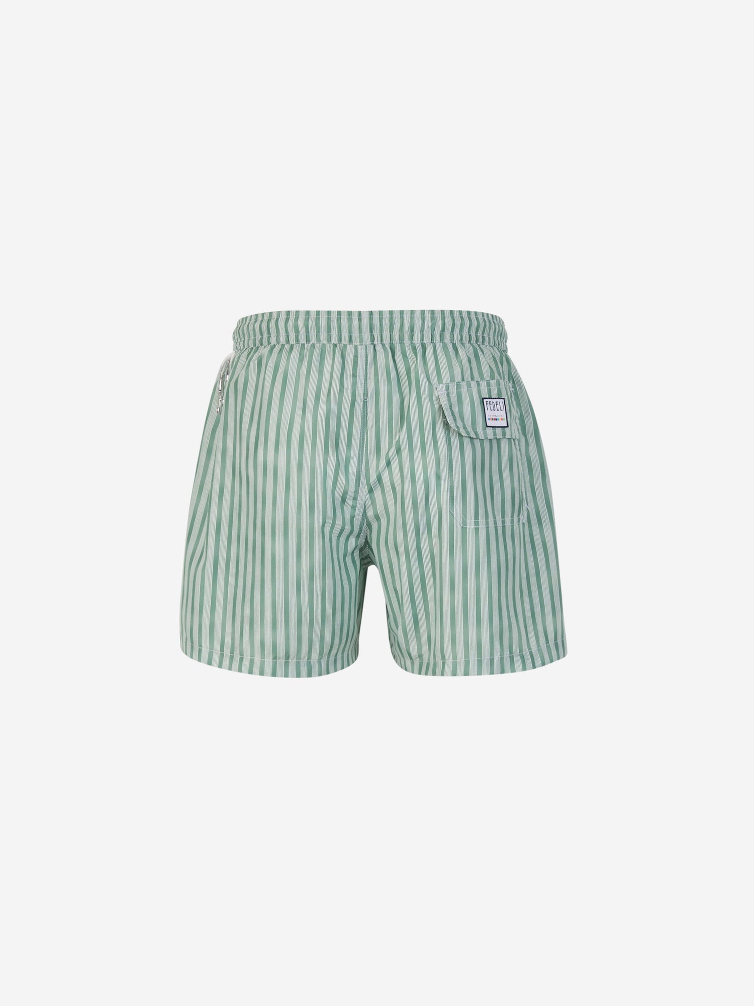 Outlet online Fedeli Hombre Bañador Motivo Rayas color Verde Menta sku 561-001324 02 - Foto 2