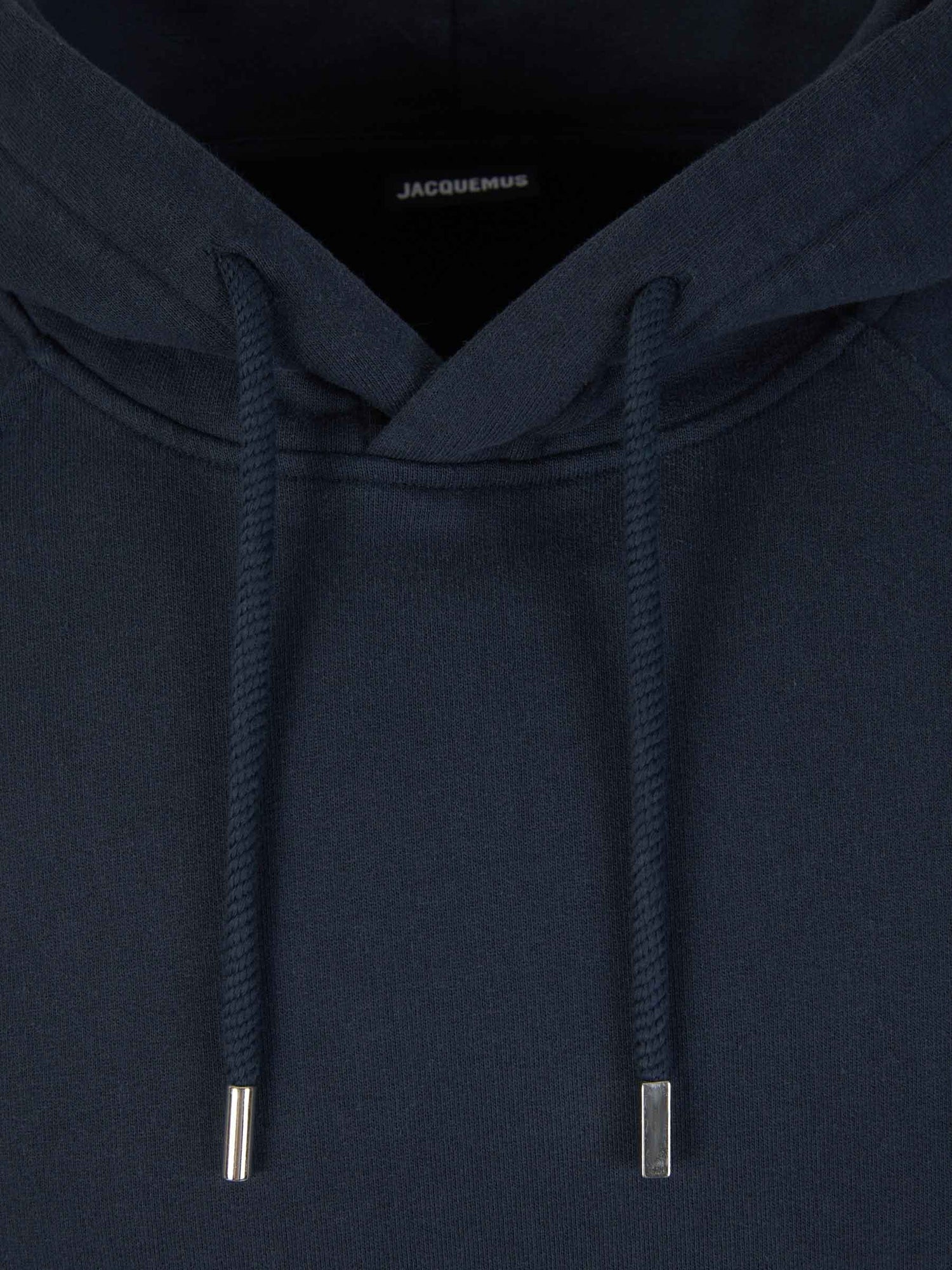 Outlet online Jacquemus Hombre Sudadera Capucha Algodón color Azul Noche sku 545-001564 01 - Foto 4