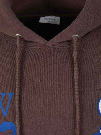 Outlet online Off-White Hombre Sudadera Estampada Capucha color Marrón sku 545-001501 01 - Foto 3