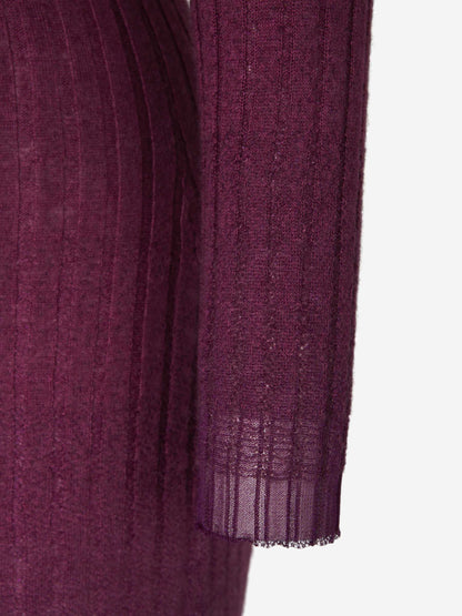 Outlet online The Attico Mujer Vestido Midi Degradè color Burdeos sku 721-000270 01 - Foto 10