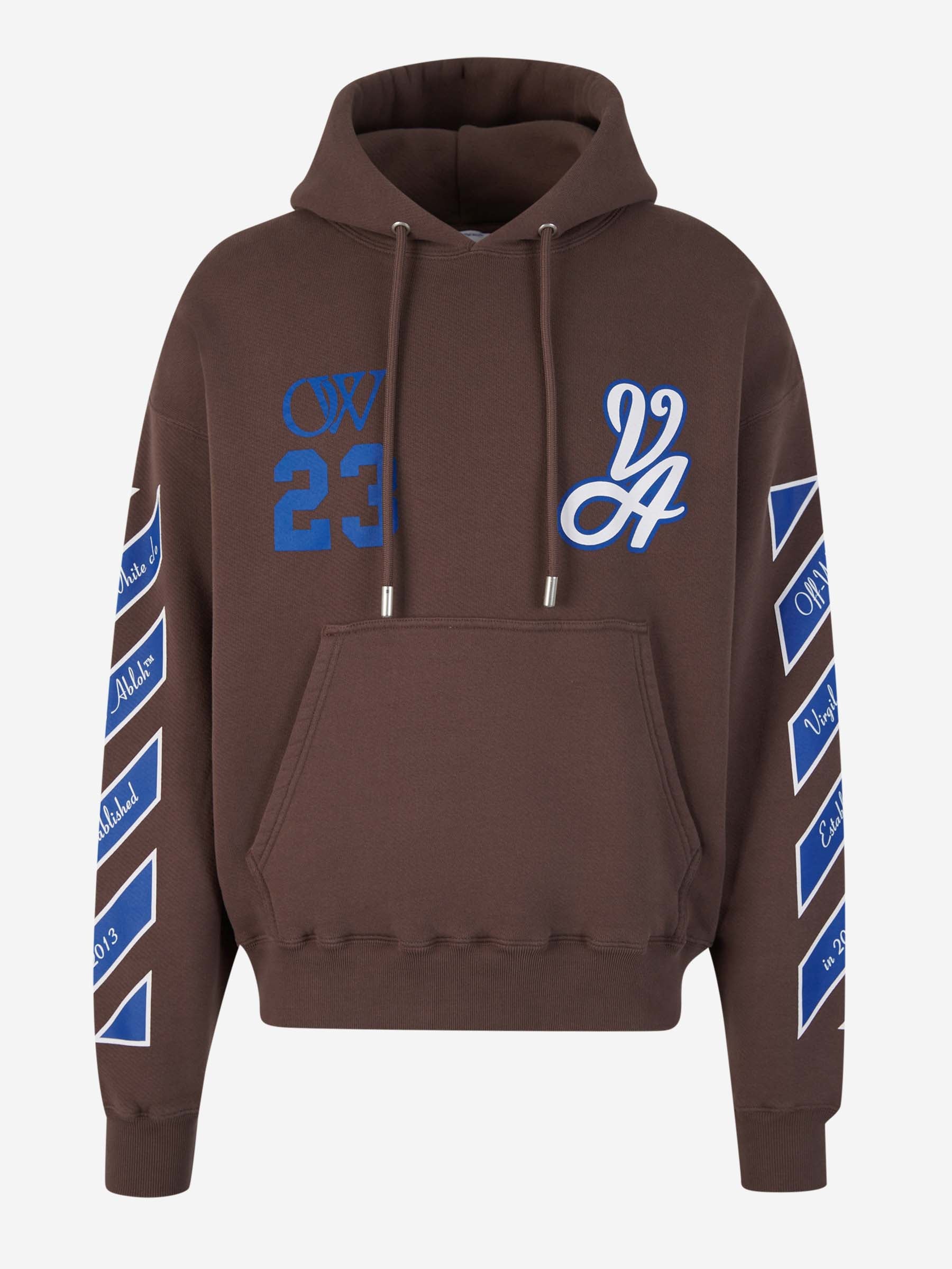 Outlet online Off-White Hombre Sudadera Estampada Capucha color Marrón sku 545-001501 01 - Foto 1