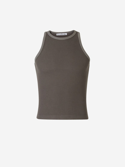 Outlet online Acne Studios Hombre Camiseta Texturizada Algodón color Topo sku 553-003529 01 - Foto 1