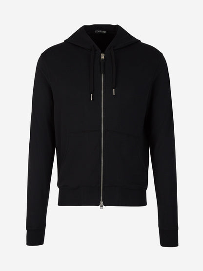 Outlet online Tom Ford Hombre Sudadera Cremallera Capucha color Negro sku 545-001535 01 - Foto 1