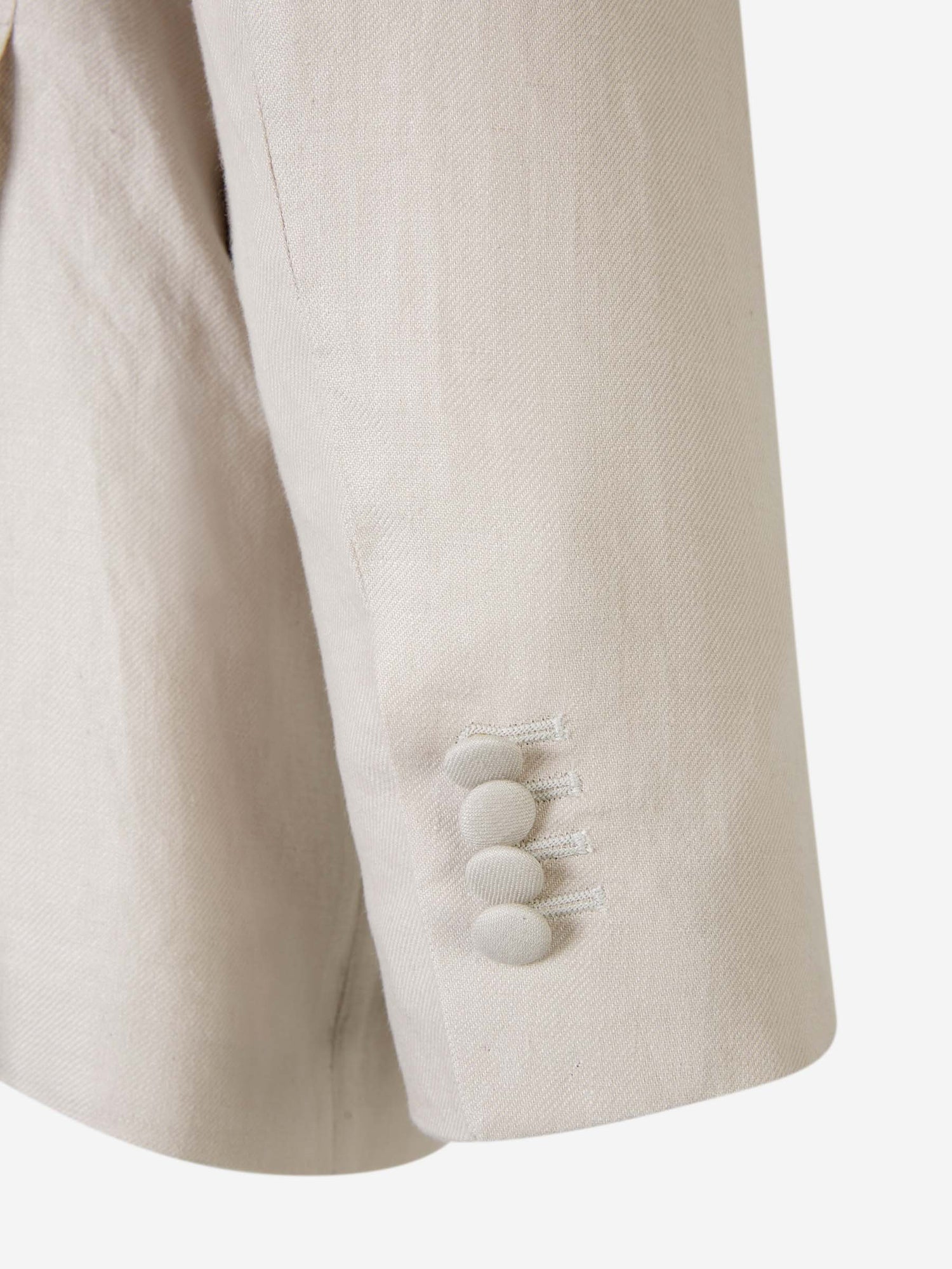 Outlet online Boglioli Hombre Traje Liso Lino color Marfil sku 312-002795 01 - Foto 5