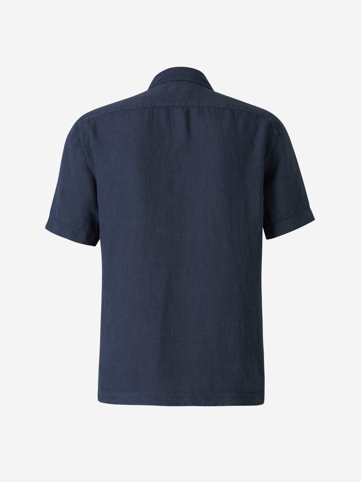 Outlet online Santa Eulalia Hombre Camisa Lisa Lino color Azul Marino sku 532-000573 03 - Foto 2