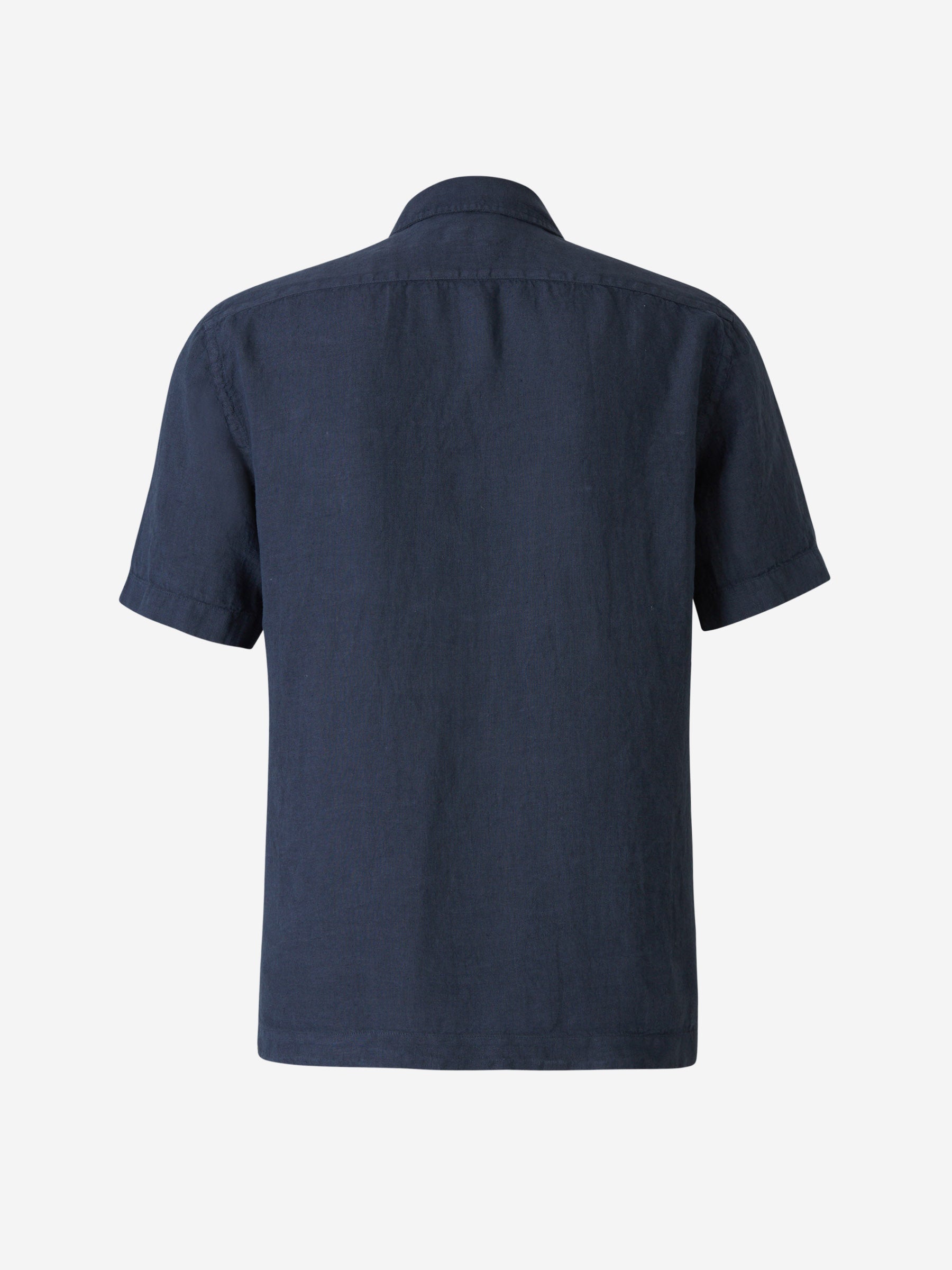 Outlet online Santa Eulalia Hombre Camisa Lisa Lino color Azul Marino sku 532-000573 03 - Foto 2