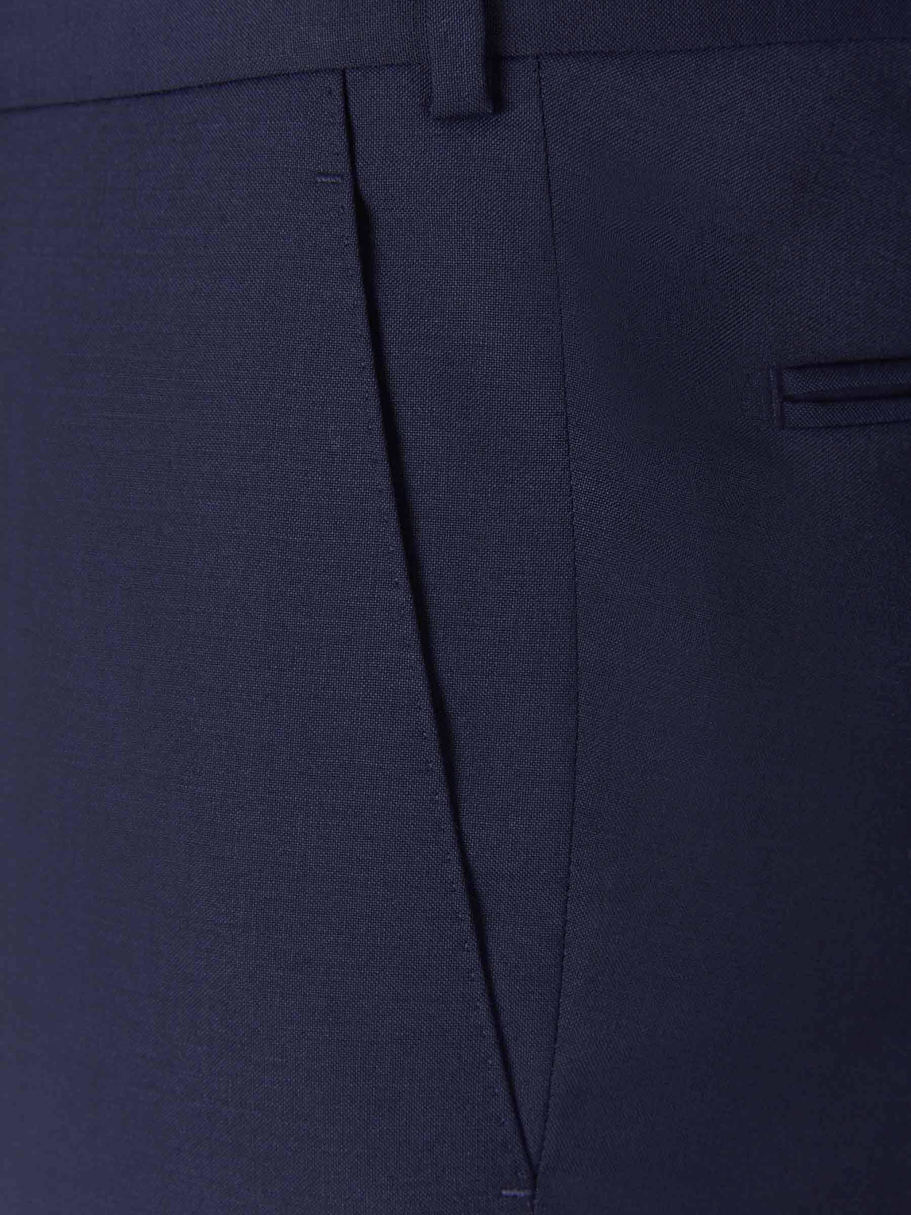 Outlet online Santa Eulalia Hombre Pantalones Formales Lana color Azul Noche sku 321-000322 03 - Foto 3
