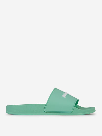 Outlet online Palm Angels Hombre Sandalias Pool Logo color Verde Menta sku 617-000095 03 - Foto 1