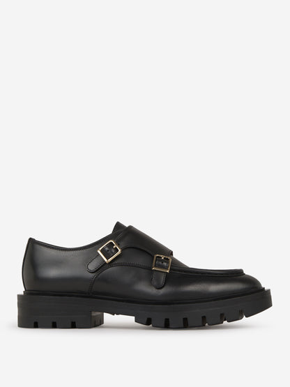 Outlet online Santoni Mujer Mocasines Hebillas Piel color Negro sku 800-005056 01 - Foto 1