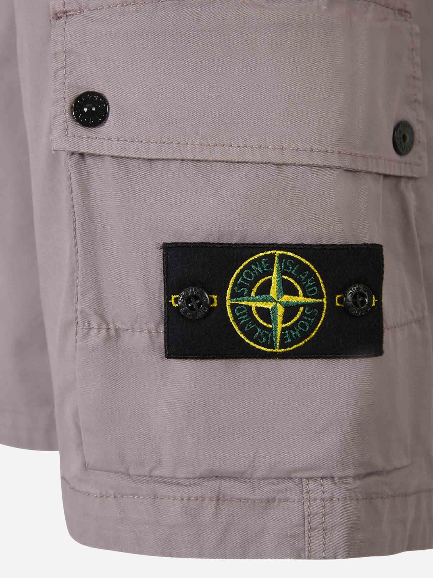 Outlet online Stone Island Hombre Bermudas Cargo Logo color Lila sku 523-000976 04 - Foto 5