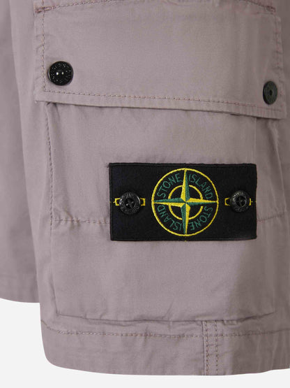 Outlet online Stone Island Hombre Bermudas Cargo Logo color Lila sku 523-000976 04 - Foto 5