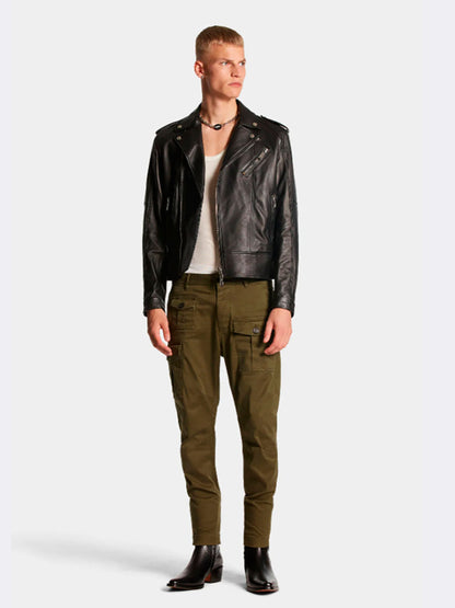 Outlet online Dsquared2 Hombre Pantalones Cargo Sexy color Verde Militar sku 521-003083 01 - Foto 1