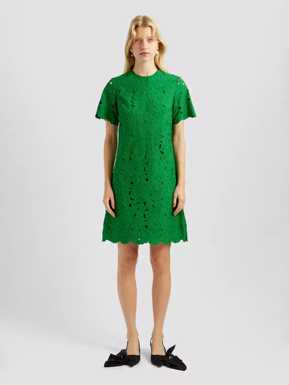Outlet online Erdem Mujer Vestido Mini Cutwork color Verde Claro sku 731-005883 01 - Foto 1