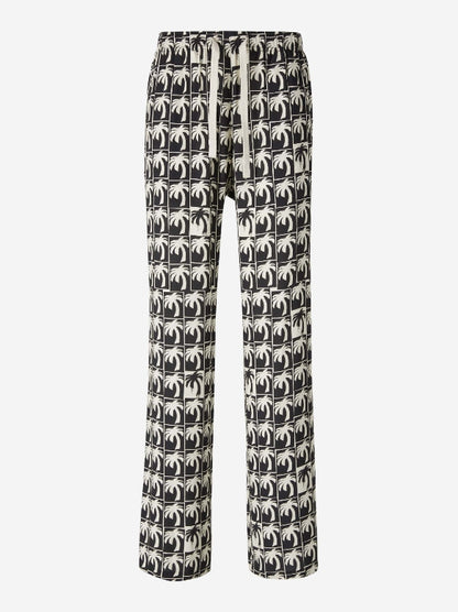 Outlet online Palm Angels Hombre Joggers Rectos Estampados color Negro sku 521-002839 01 - Foto 1