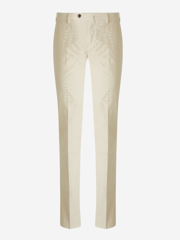 Outlet online PT Torino Hombre Pantalones Micropana Algodón color Crema sku 521-002930 02 - Foto 1