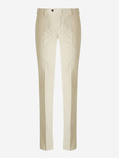 Outlet online PT Torino Hombre Pantalones Micropana Algodón color Crema sku 521-002930 02 - Foto 1