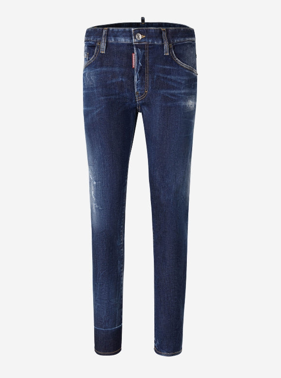Outlet online Dsquared2 Hombre Jeans Slim Skater color Azul Cobalto sku 522-002499 01 - Foto 1