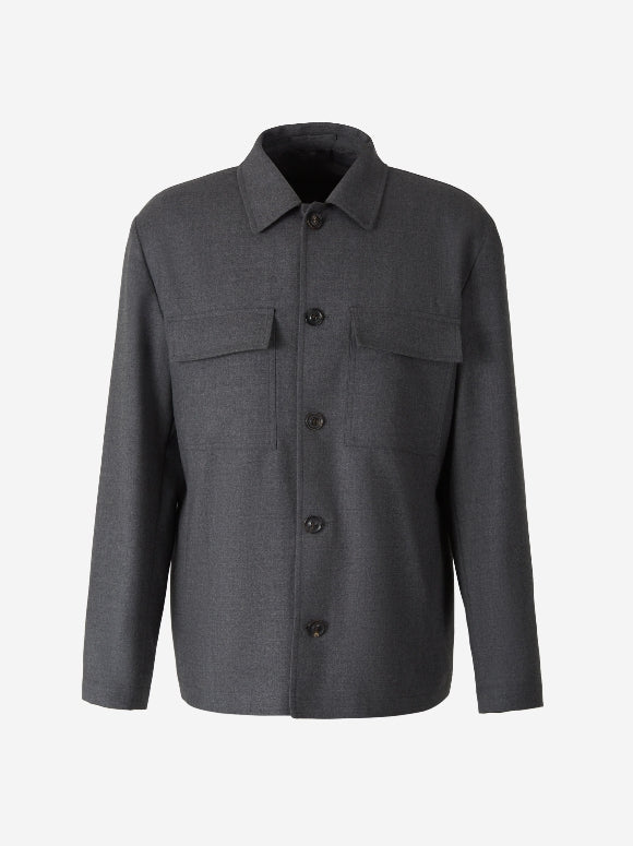 Lardini Chaqueta Camisera Attitude color Gris Oscuro sku 302-003346 03 - Foto 1