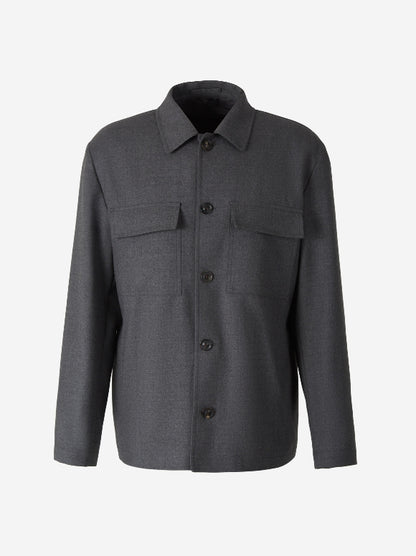 Lardini Chaqueta Camisera Attitude color Gris Oscuro sku 302-003346 03 - Foto 1