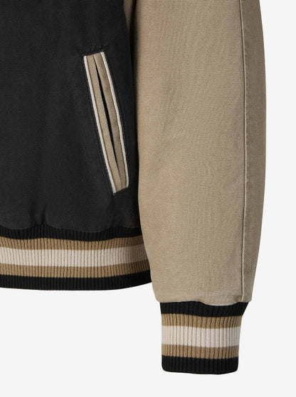 Rhude Chaqueta Washed Canvas Varsity color Negro sku 512-002071 00 - Foto 2