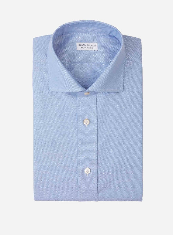 Santa Eulalia Camisa Algodón Texturizado color Azul Cielo sku 401-003025 01 - Foto 1