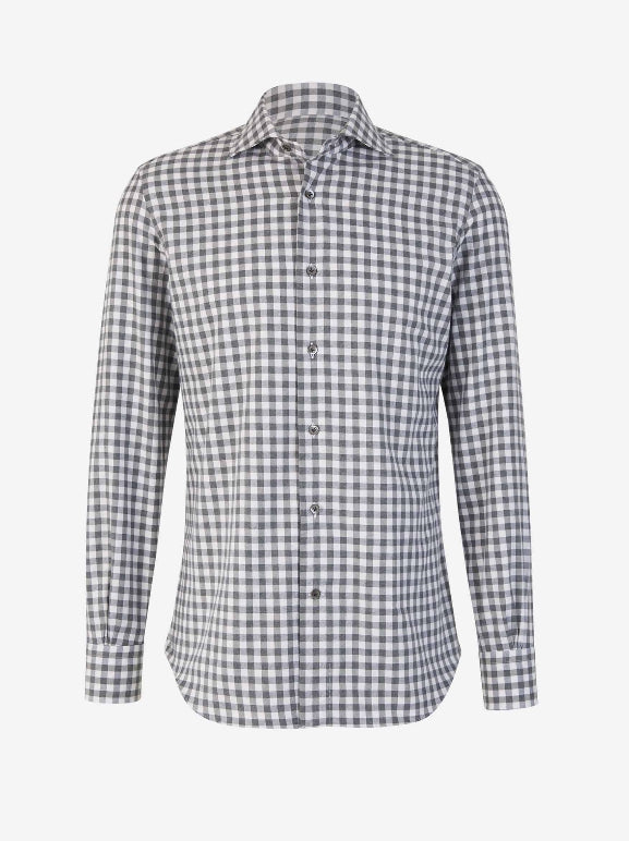 Santa Eulalia Camisa Motivo Cuadros color Gris Carbon sku 531-006101 01 - Foto 1