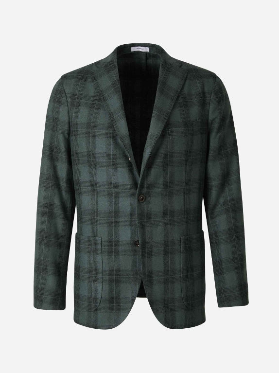 Boglioli Americana Motivo Cuadros color Verde Militar sku 302-003380 01 - Foto 1