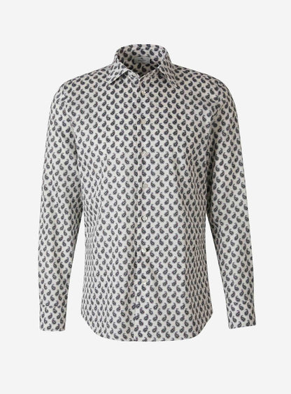 Etro Camisa Paisley Algodón color Blanco sku 531-005983 01 - Foto 1